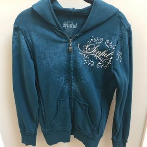 Sinful zip up hoodie